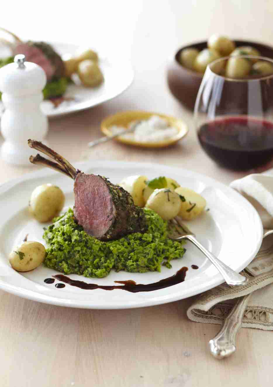 Lamb Rack with Garlic & Rosemary - Mad Butcher
