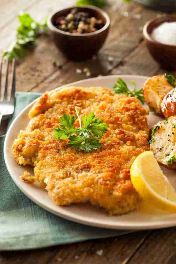 Crumbed Beef Schnitzel