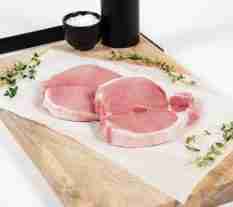 Free Farmed Pork Loin Steaks 450gm