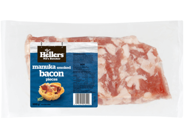 Hellers Diced Bacon 500gm