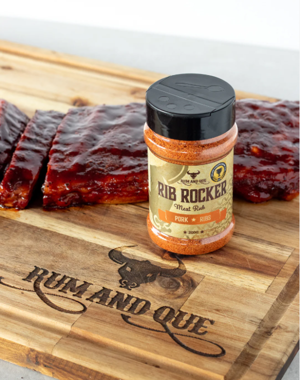Rum & Que Rib Rocker BBQ Rub 200gm