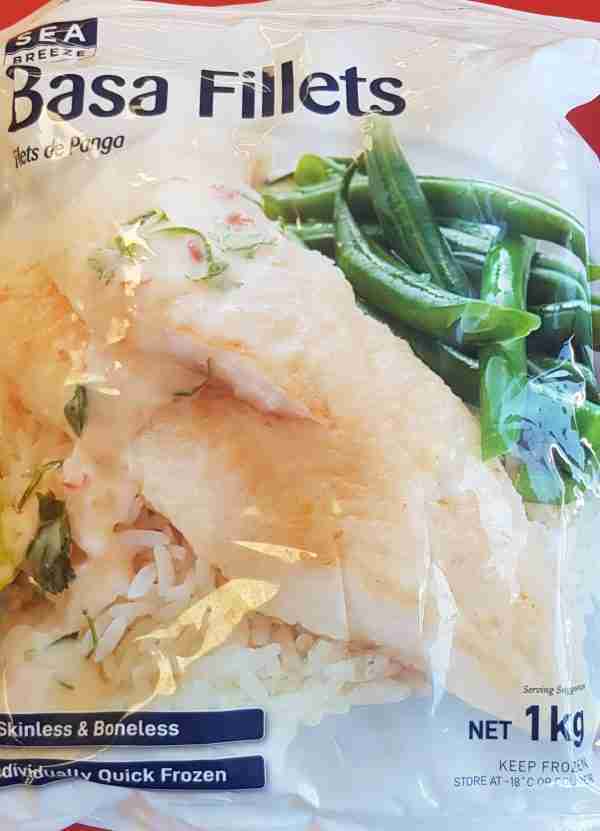 Frozen Basa fillets