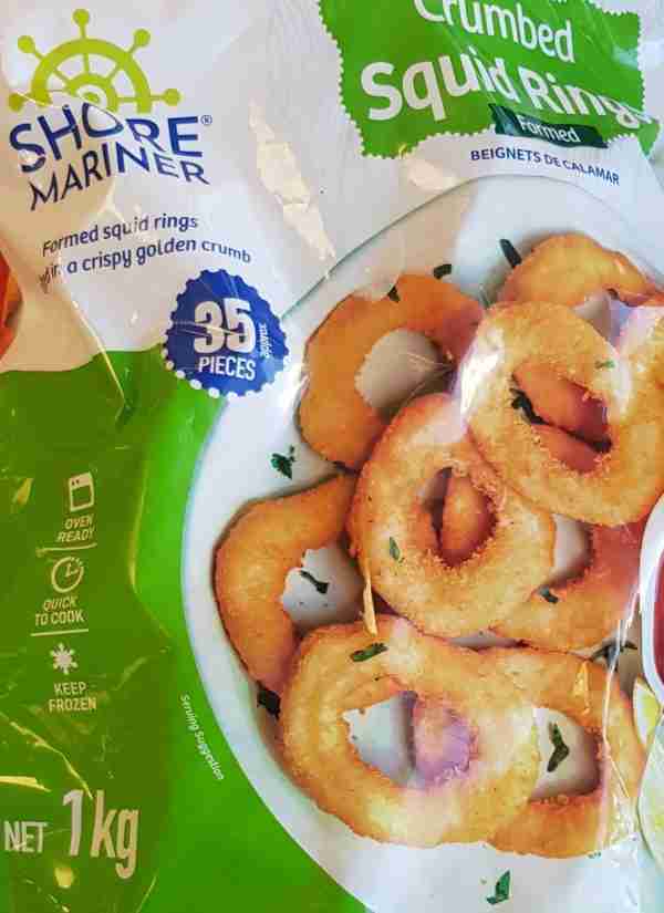 1 kg Crumbed Squid Rings