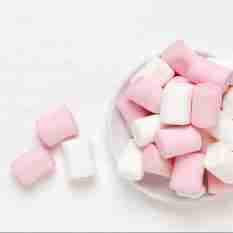 Pink & white Marshmallows 200g