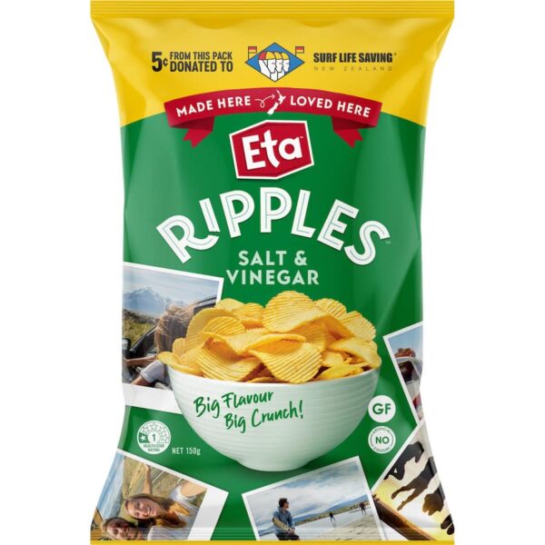 Eta Ripples Salt & Vinegar Chips