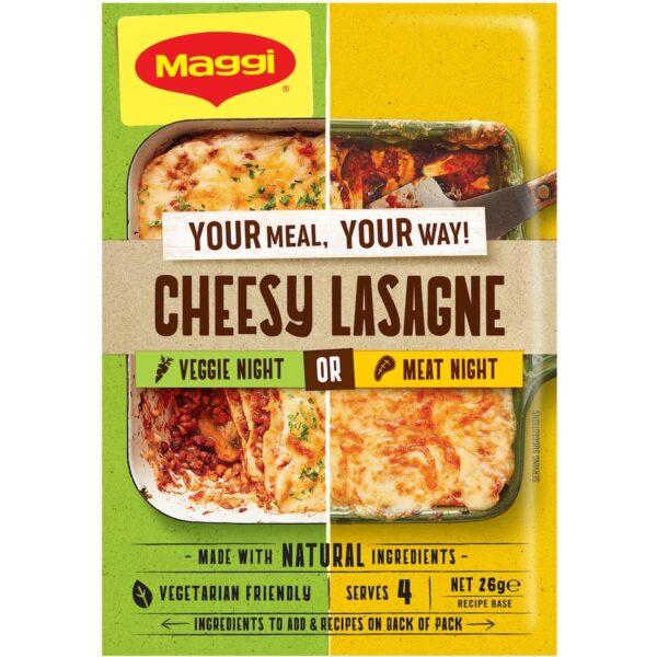 Maggi Recipe Base Cheesy Lasagne