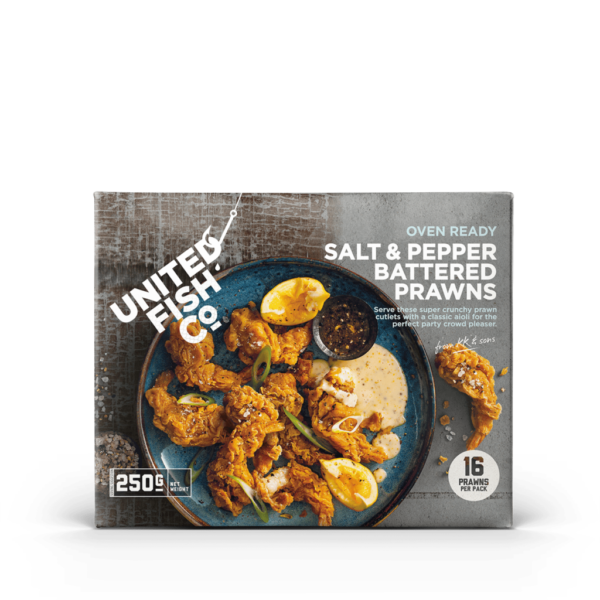 United Fish Co Battered Salt & Pepper Prawns