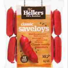 Hellers 1Kg Bags Saveloys