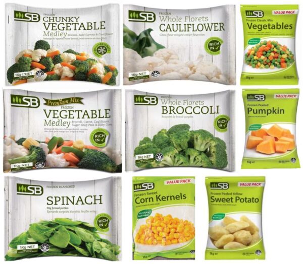 Frozen Vegetables Range