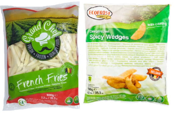 Frozen Fries/Wedges 1kg