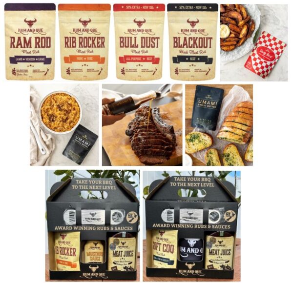Rum & Que Range (Detailed Description attached)